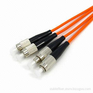 LSZH and PVC 2.0mm 3m Multimode Fiber-optic Patch Cords with Low Insertion Loss Duplex or Simplex